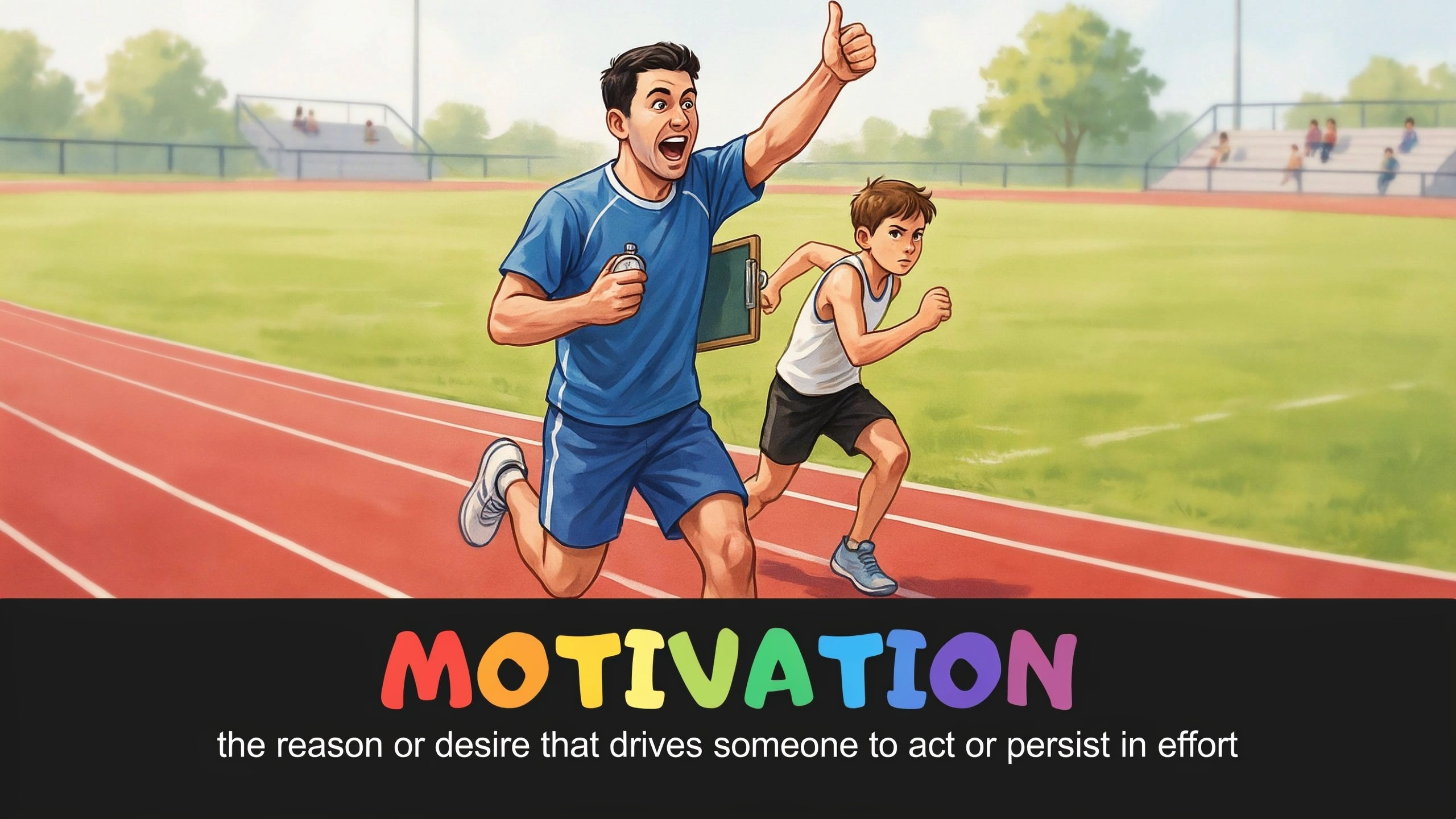 English Illustration for motivation